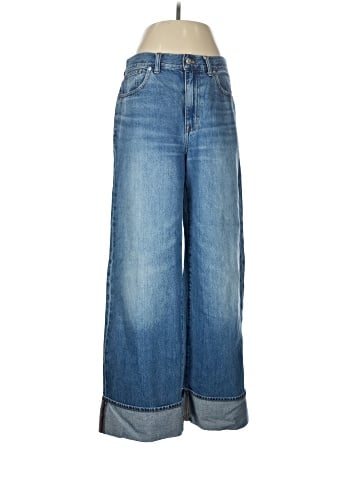 Madewell Superwide-Leg Jeans in Fannin Wash (view 1)