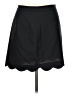 Lush 100% Polyester Solid Black Casual Skirt Size L - photo 1