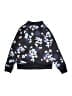 Adidas 100% Polyester Floral Black Track Jacket Size 10 - photo 2