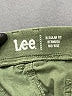 Lee Solid Green Khaki Shorts Size 22 - photo 3