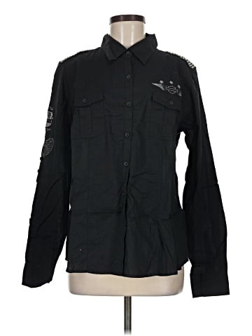 Harley Davidson Long Sleeve Button-Down Shirt (view 1)