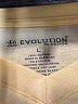 Evolution 100% Cotton Solid Yellow Short Sleeve T-Shirt Size L - photo 7