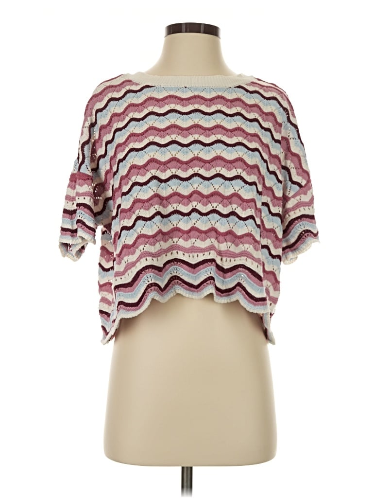 Pre-owned L*space Cardigan Sweater In Pink
