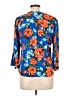 RolyPoly Blue 3/4 Sleeve Blouse Size L - photo 2