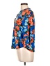 RolyPoly Blue 3/4 Sleeve Blouse Size L - photo 5