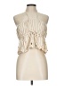 Roxy Tan Sleeveless Blouse Size L - photo 1