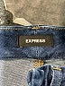 Express Chevron-herringbone Blue Jeans Size Med short - photo 7