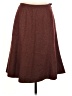 Amanda Smith Solid Burgundy Casual Skirt Size 8 - photo 1