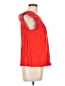 Staccato 100% Rayon Red Short Sleeve Blouse Size L - photo 4