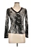 Belldini Silver 3/4 Sleeve Top Size L - photo 1