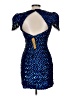 Bill Blass Blue Cocktail Dress One size - photo 2