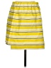 Tish Cox Stripes Yellow Casual Skirt Size S - photo 2