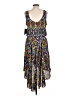 Rock 47 100% Polyester Print Blue Casual Dress Size L - photo 2