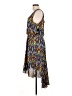 Rock 47 100% Polyester Print Blue Casual Dress Size L - photo 5