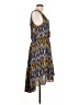 Rock 47 100% Polyester Print Blue Casual Dress Size L - photo 4