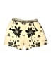 CAbi 100% Polyester Print Yellow Shorts Size S - photo 2