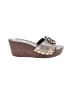 Tory Burch 100% Leather Brown Wedges Size 8 - photo 1
