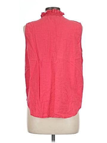Ellen Tracy Sleeveless Button-Down Shirt (view 2)