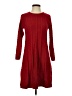 Echo 100% Acrylic Red Casual Dress Size S - photo 1