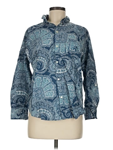 Lauren by Ralph Lauren Long Sleeve Button-Down Shirt (view 1)