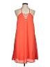 Venus 100% Polyester Solid Orange Casual Dress Size M - photo 1