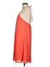 Venus 100% Polyester Solid Orange Casual Dress Size M - photo 5