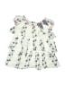 Little Lass 100% Cotton Stars White Dress Size 4T - photo 1