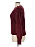 Vero Moda 100% Acrylic Metallic Burgundy Pullover Sweater Size XL - photo 5