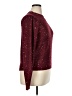 Vero Moda 100% Acrylic Metallic Burgundy Pullover Sweater Size XL - photo 4