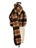 Zaful 100% Polyester Plaid Brown Jacket Size M - photo 4