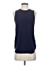 Theory 100% Polyester Blue Sleeveless Blouse Size S - photo 1