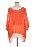SOFIA Orange 3/4 Sleeve Silk Top Size L (estimated) - photo 2