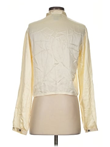 The Limited Long Sleeve Silk Top (view 2)