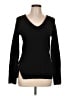 Inhabit Black Cashmere Pullover Sweater Size L - photo 1