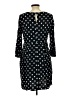 Old Navy 100% Rayon Print Black Casual Dress Size L - photo 2
