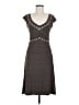 Max Studio Chevron-herringbone Gray Casual Dress Size M (estimated) - photo 1