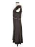 Max Studio Chevron-herringbone Gray Casual Dress Size M (estimated) - photo 5