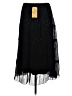 Ninety 100% Polyester Stars Black Formal Skirt Size M - photo 2
