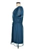 DR2 100% Polyester Solid Blue Casual Dress Size M - photo 5