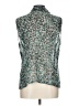 Tahari by ASL 100% Polyester Teal Sleeveless Blouse Size L (petite) - photo 2