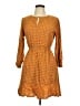 Old Navy Polka Dots Orange Casual Dress Size M - photo 1