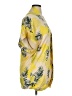 VICI 100% Rayon Yellow Short Sleeve Blouse Size XL - photo 5