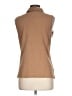 Talbots Tan Sleeveless Button-Down Shirt Size L - photo 2