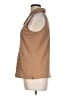 Talbots Tan Sleeveless Button-Down Shirt Size L - photo 5