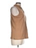 Talbots Tan Sleeveless Button-Down Shirt Size L - photo 4