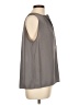 Violet & Claire 100% Polyester Gray Sleeveless Blouse Size L - photo 4
