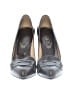 Tod's 100% Leather Gray Brown Heels Size EU 37 - photo 2