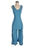 OAK + FORT Solid Blue Jumpsuit Size S - photo 1