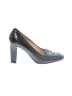Tod's 100% Leather Gray Black Heels Size 7 - photo 1