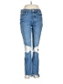 Paige Hearts Blue Jeans Size 28 waist - photo 1